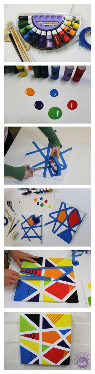 Illustration for article titled 20 + DIY Inspiring Canvas Art Tricks That Will Boost Your Imagination